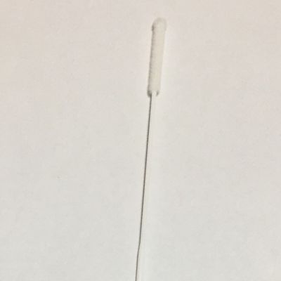 Esponja de algodón médica estéril disponible, esponja blanca de la nariz de la prueba de la polimerización en cadena